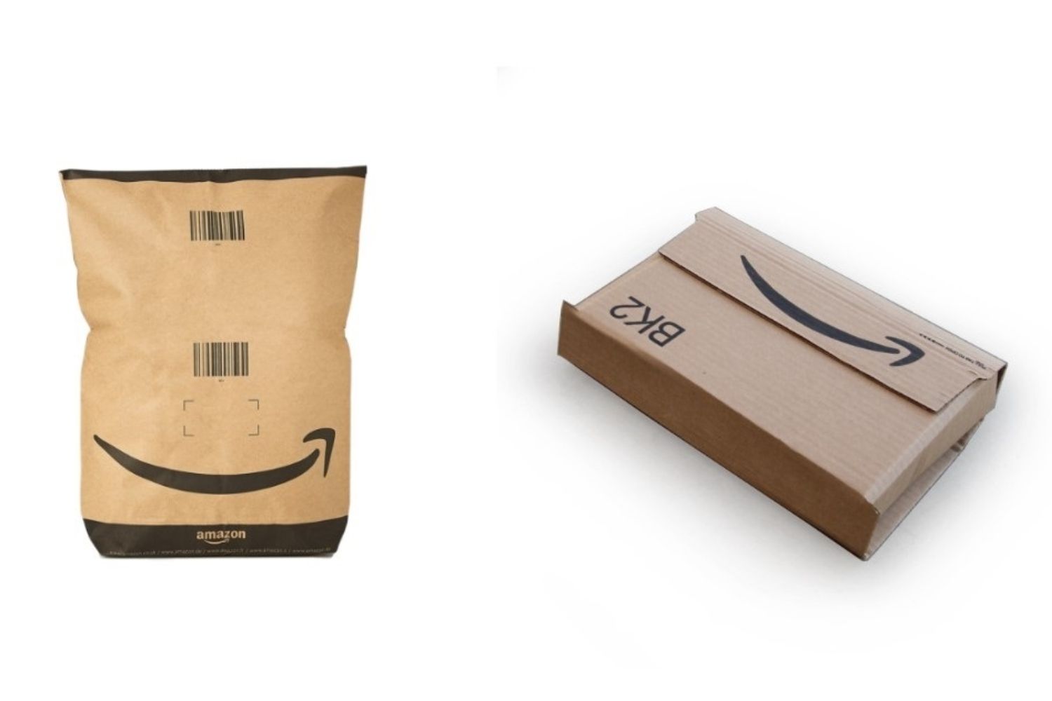 Un paquete y una bolsa de Amazon / EP