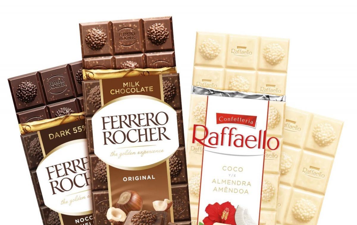 Las nuevas tabletas de chocolate de Ferrero