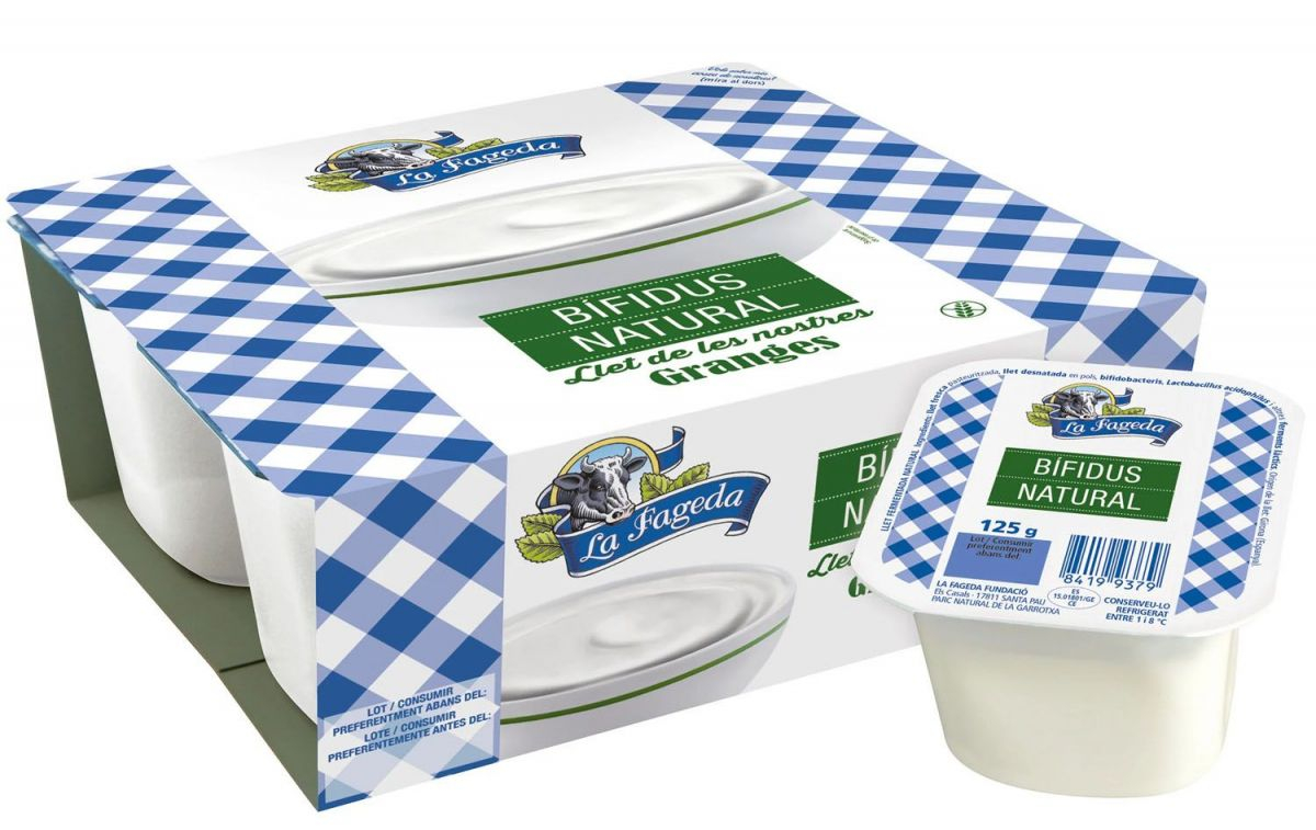 El yogur bífidus natural de La Fageda / ALCAMPO