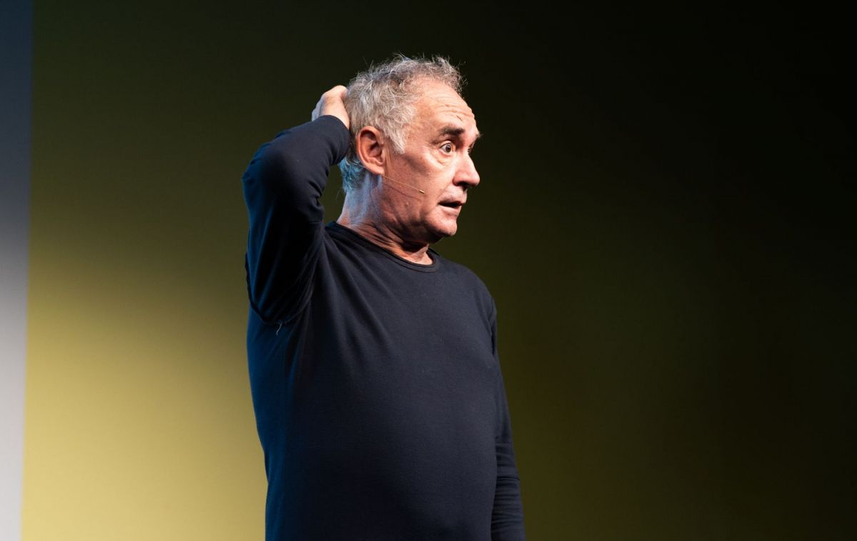 Ferran Adrià durante una charla en Alimentaria 2022 / LUIS MIGUEL AÑÓN