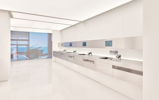 Las cajas de autocobro de Zara que se encuentran a la salida de los probadores / Inditex Las cajas de autocobro de Zara que se encuentran a la salida de los probadores / Inditex