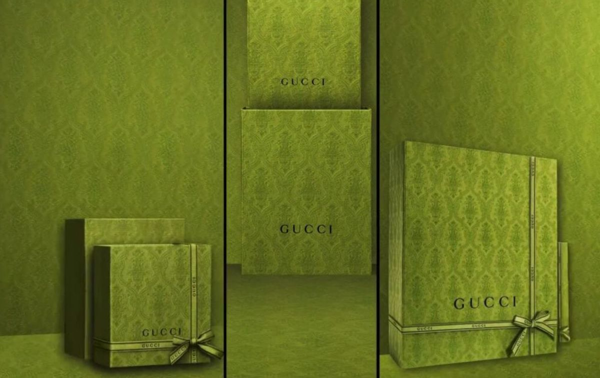 Algunos ejemplos del packaging de la marca Gucci / GUCCI
