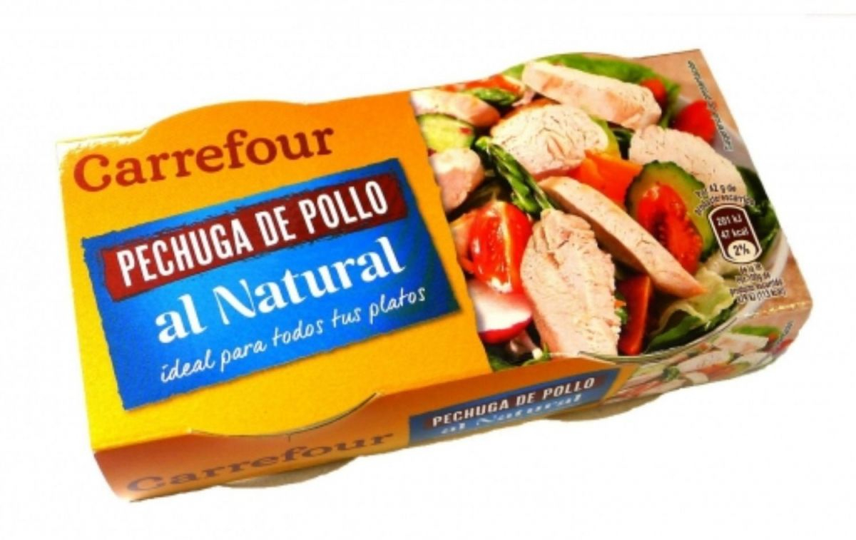 La pechuga de pollo al natural de Carrefour / CARREFOUR