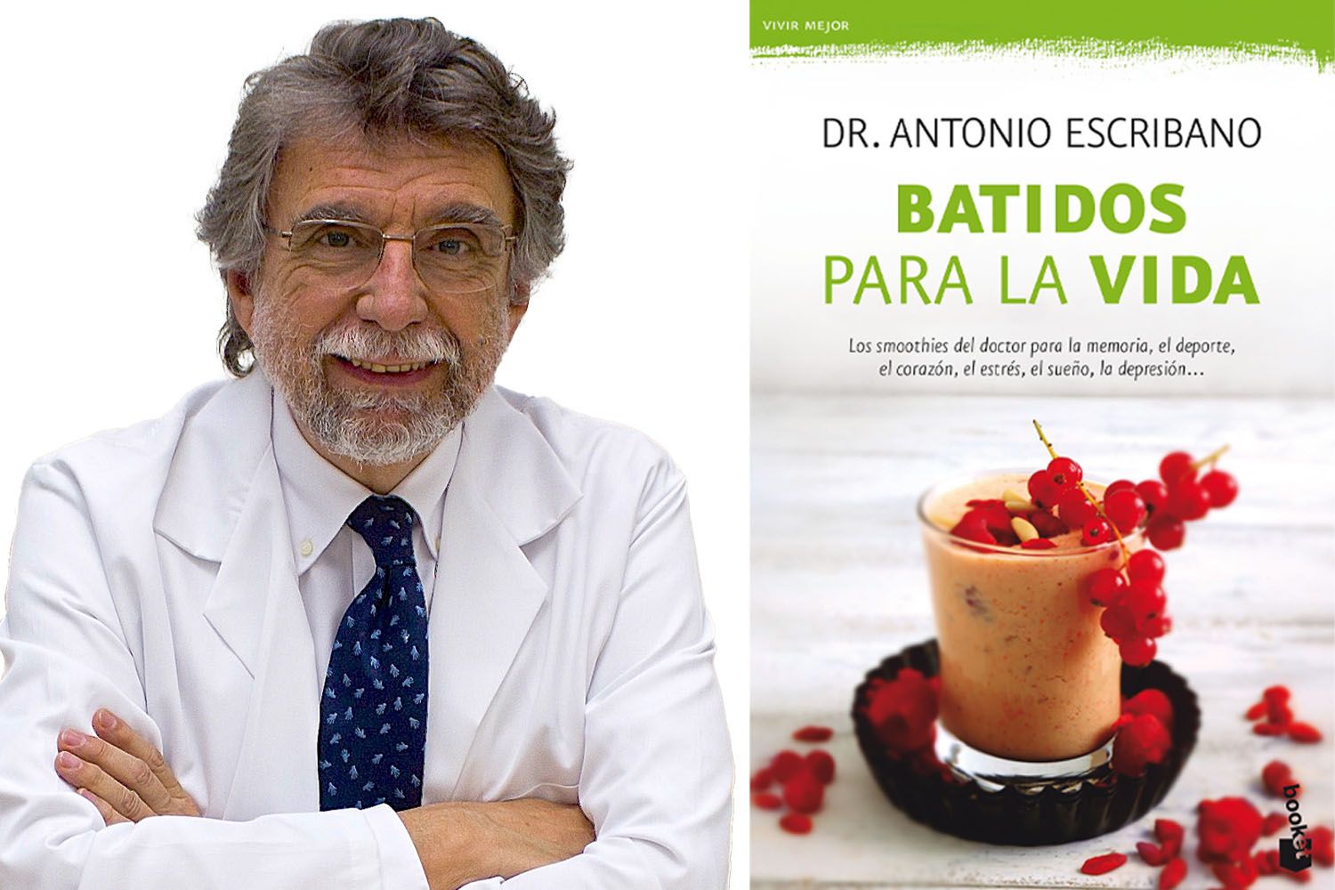 Antonio Escribano e o seu livro 'Batidos para la vida' / CG Antonio Escribano e o seu livro 'Batidos para la vida' / CG