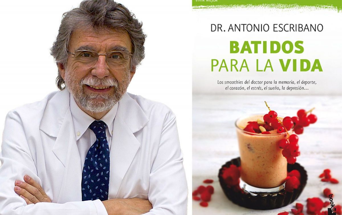 Antonio Escribano y su libro 'Batidos para la vida' / CG