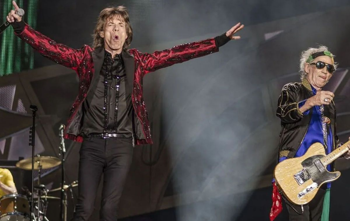 Mick Jagger y Keith Richards en un concierto de The Rolling Stones en Madrid / EP