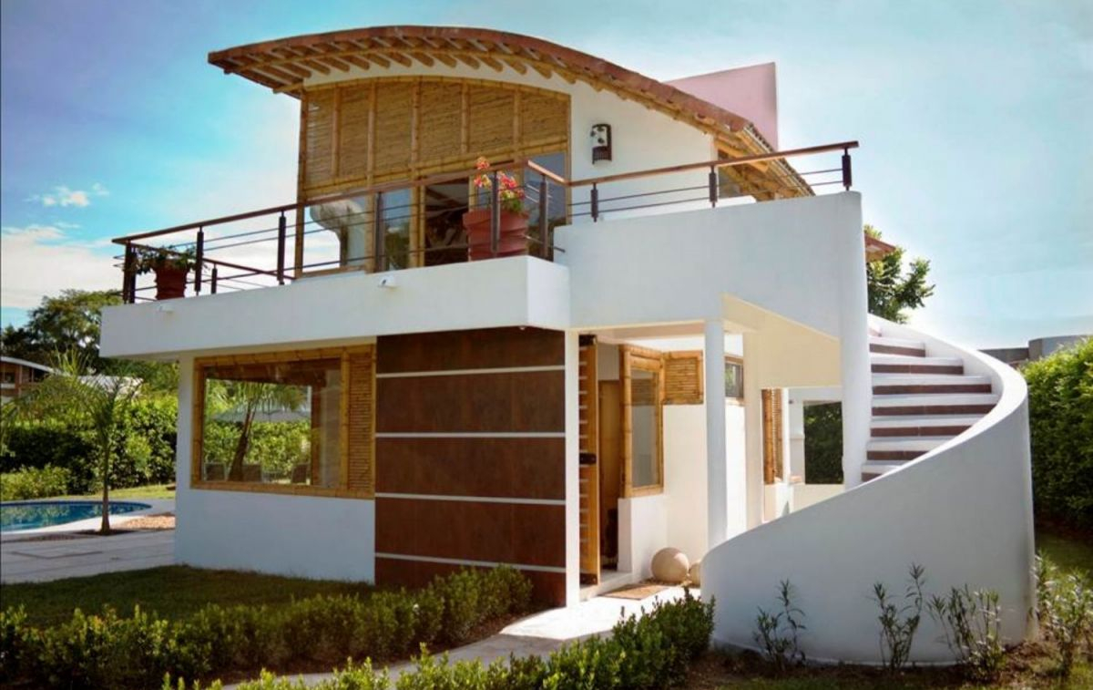 Una casa sostenible hecha con bambú / FLICKR