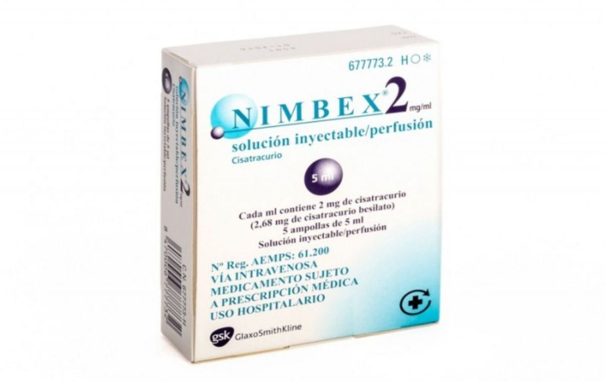 Solución inyectable y perfusión de Nimbex 2 mililitros / NOMENCLATOR.ORG