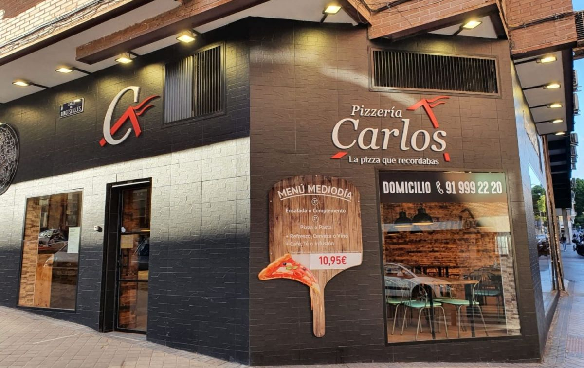 Local de la cadena Pizzería Carlos en Retiro, Madrid / CG