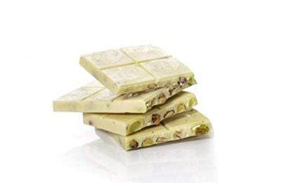 Trozos de chocolate blanco con pistachos y nueces saladas de Venchi / AMAZON Trozos de chocolate blanco con pistachos y nueces saladas de Venchi / AMAZON