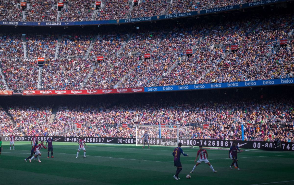 El Barça en un encuentro disputado en el Camp Nou / UNSPLASH