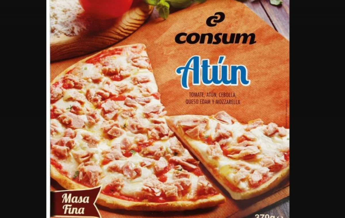 Una pizza congelada de atún de Consum retirada del mercado / AESAN