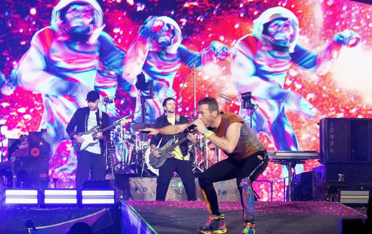 Coldplay en un concierto reciente en Reino Unido / EP