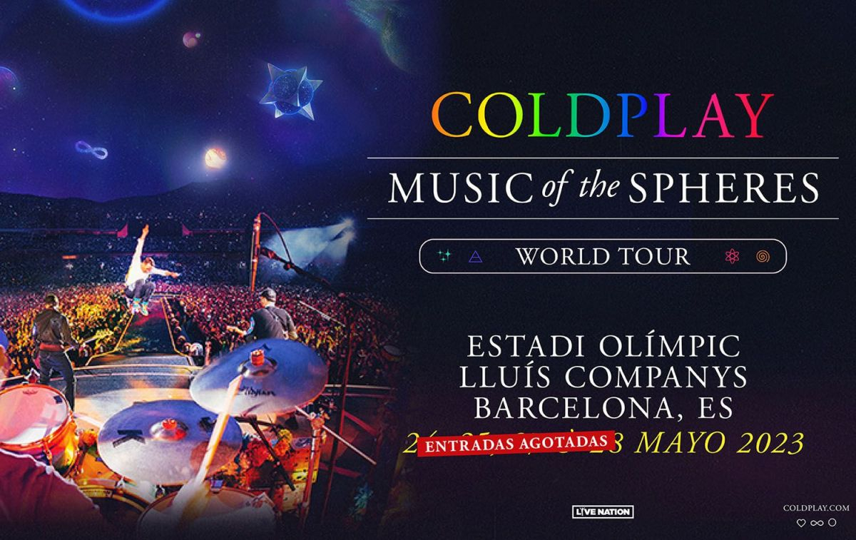 Imagen promocional de la gira de Coldplay / LIVENATION