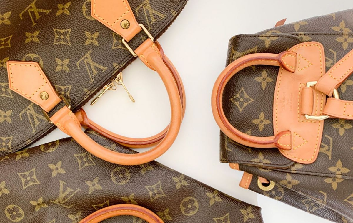 Tres bolsos de la marca de moda Louis Vuitton / PEXELS