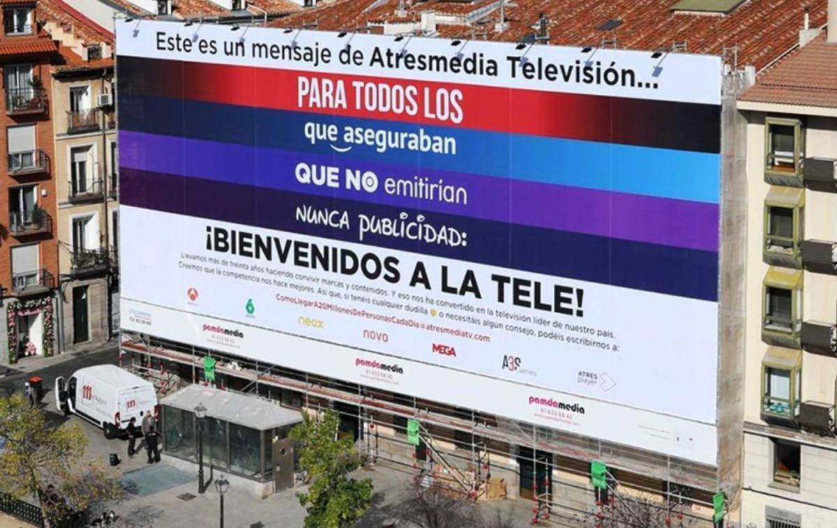 Imagen de la campaña de Atresmedia en Madrid / ATRESMEDIA