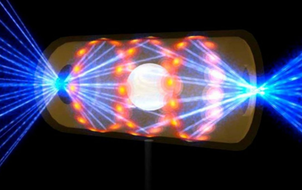 Ilustración de una fusión nuclear / LLNL