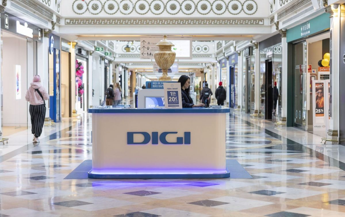 Una tienda de Digi en un centro comercial / EP