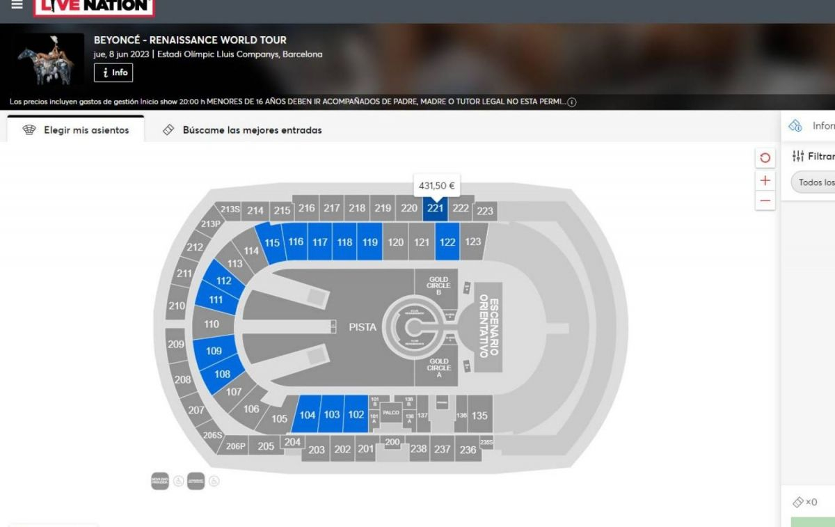 El concierto de Beyoncé en Barcelona una hora de cola y que sólo