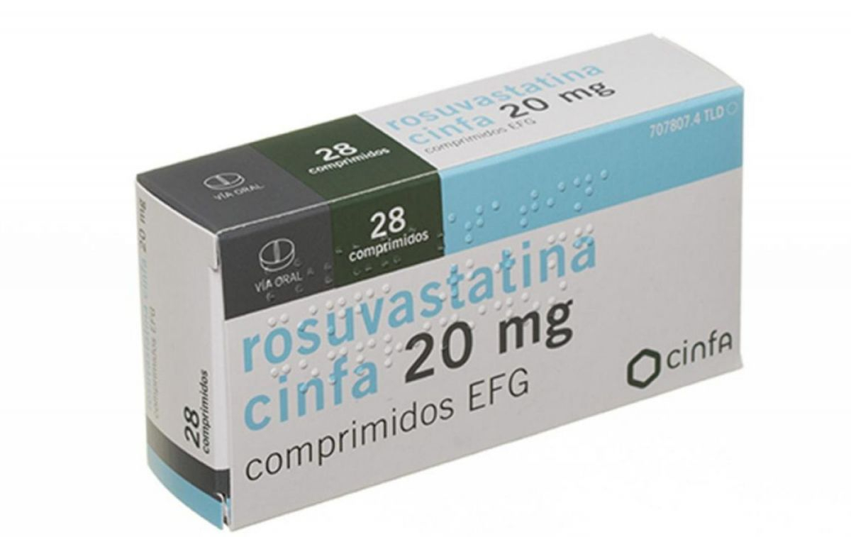 Una caja de Rosuvastatina / CINFA