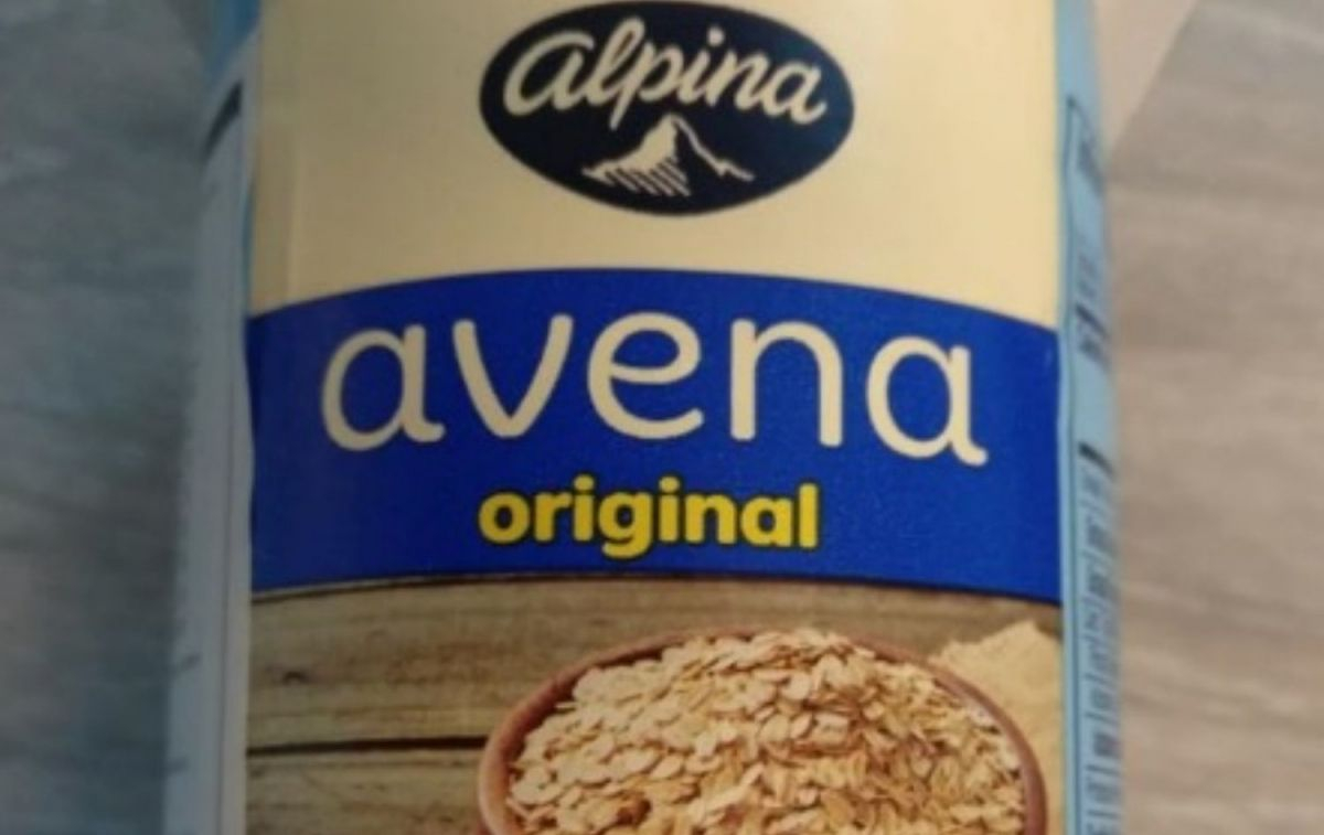Envase de la bebida de avena Alpina / AESAN