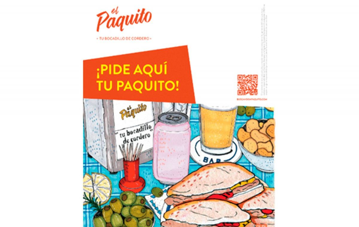 Cartel promocional de a ruta del Paquito / buscandoapaquito.com