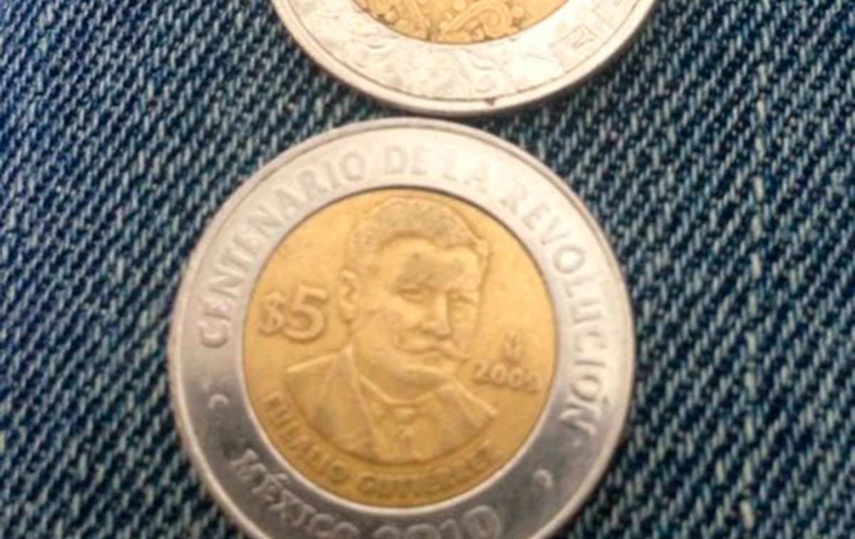 Aspecto de las monedas mexicanas / TWITTER - GUARDIA CIVIL
