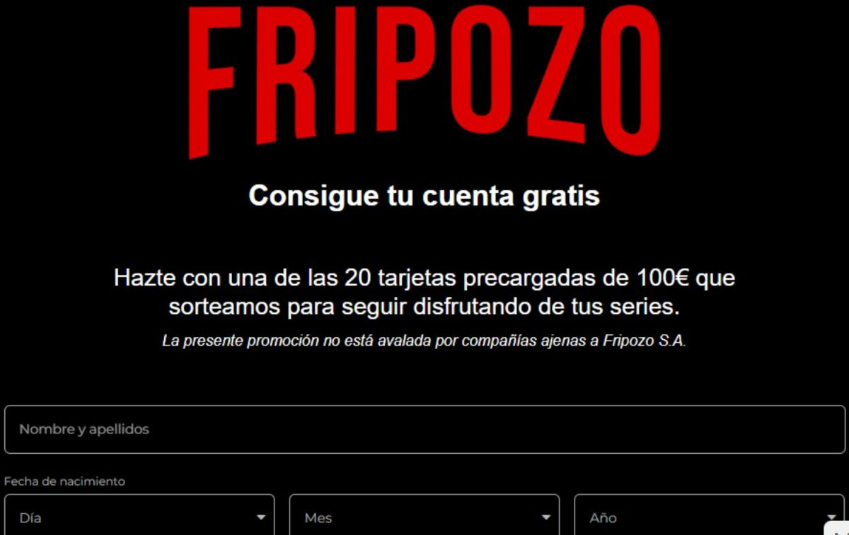 Captura de pantalla de la web de Fripozo / FRIPOZO
