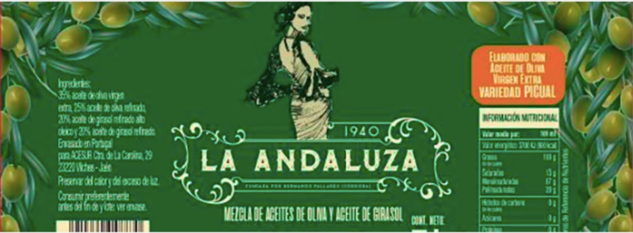 Etiquetado La Andaluza / UPA