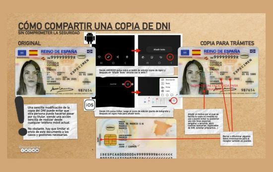 Como compartir una copia de DNI LinkedIn Como compartir una copia de DNI LinkedIn