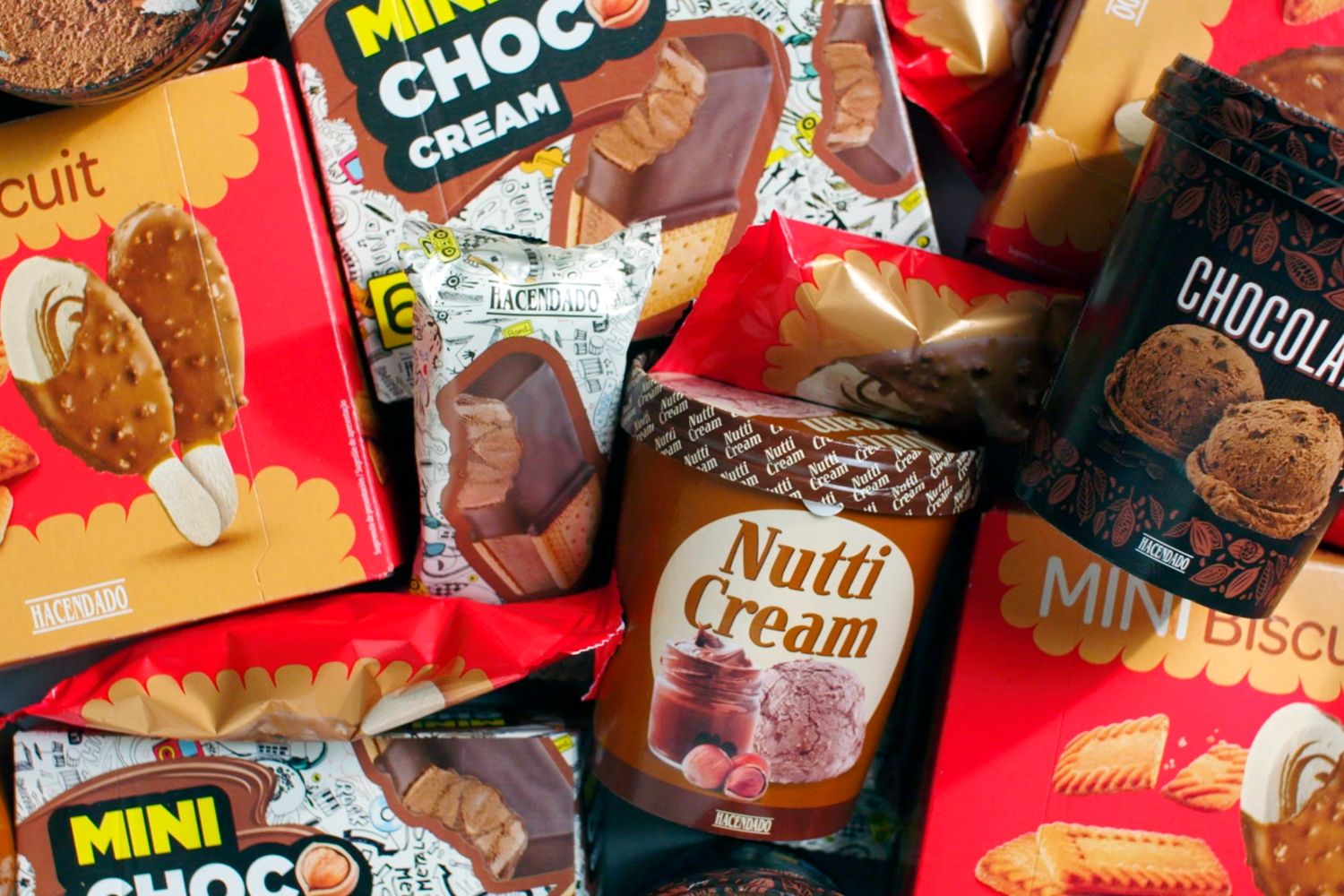 Algunos de los nuevos helados de Mercadona / MERCADONA