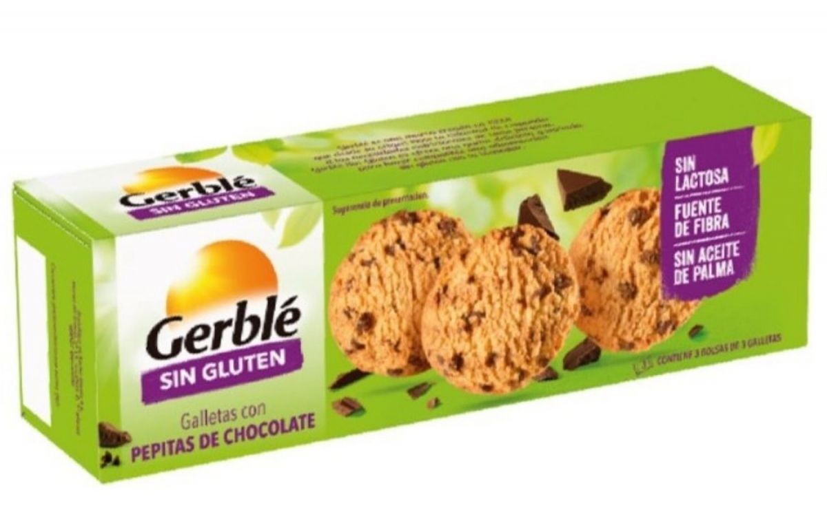 Galletas con pepitas de chocolate de la marca Gerblé / AESAN