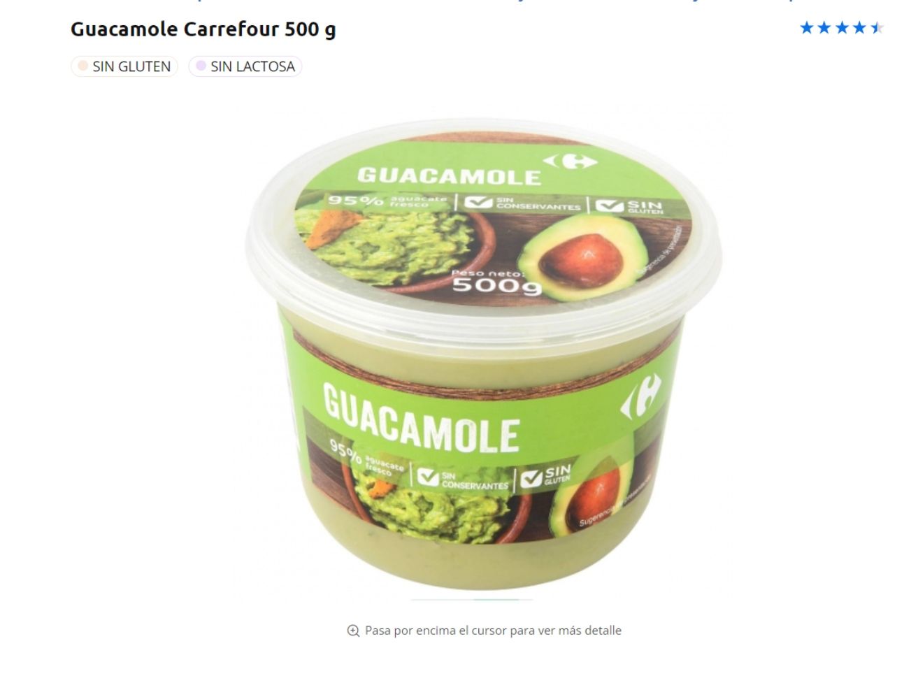 Guacamole en promoción en Carrefour / CARREFOUR