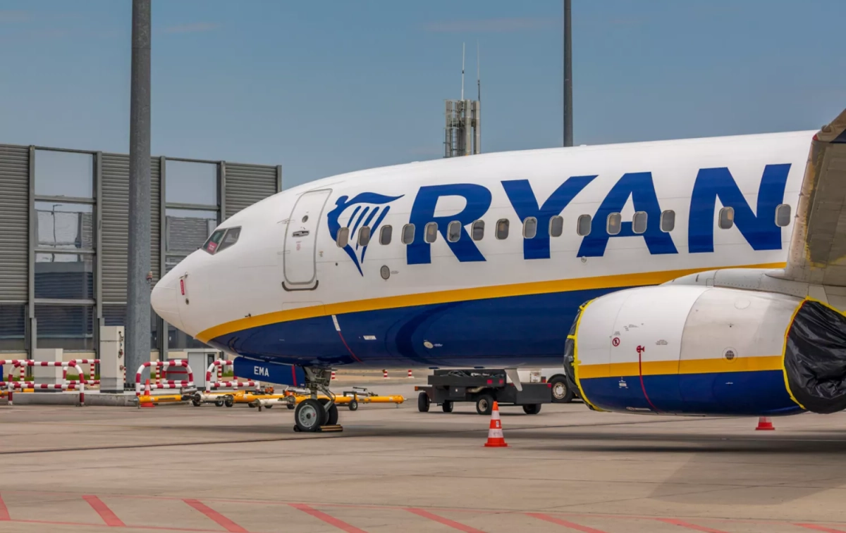 Un avión de Ryanair en un aeropuerto / RYANAIR