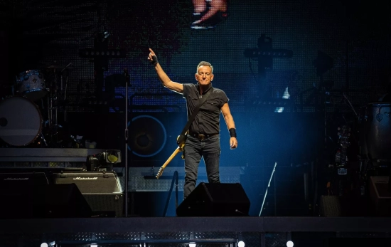 El cantante Bruce Springsteen en el Estadi Olímpic de Barcelona en el inicio de su gira por Europa / EP El cantante Bruce Springsteen en el Estadi Olímpic de Barcelona en el inicio de su gira por Europa / EP