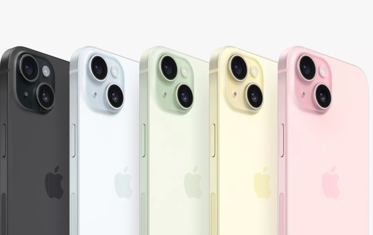 Los nuevos colores del iPhone 15 / APPLE
