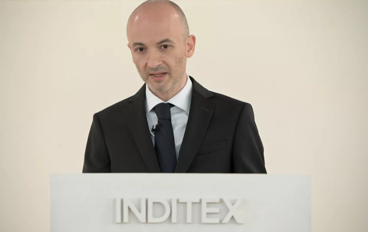El consejero delegado de Inditex, Óscar García Maceiras, durante la presentación de resultados / M. Dylan - EP