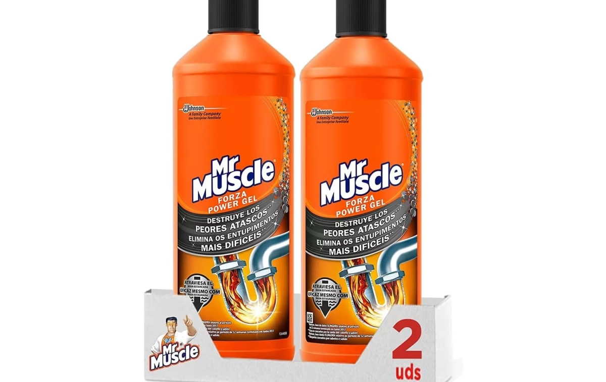 El desatascador Mr. Muscle, uno de los geles que los fontaneros profesionales aconsejan no utilizar / AMAZON