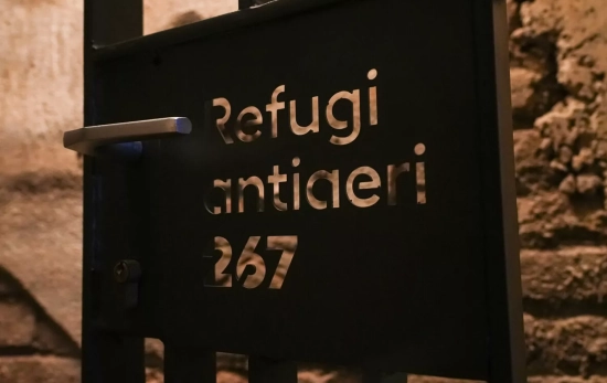 La puerta de entrada al refugio / AYUNTAMIENTO DE BARCELONA La puerta de entrada al refugio / AYUNTAMIENTO DE BARCELONA