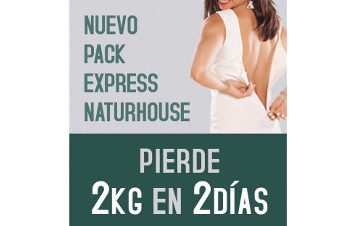 Pack express de Naturhouse que promete perder dos kilos en dos días / EP