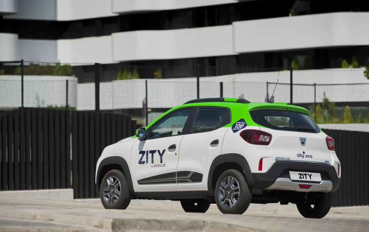 Un coche de alquiler de Zity / ZITY BY MOBILIZE Un coche de alquiler de Zity / ZITY BY MOBILIZE