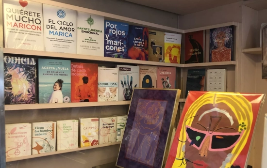 Novelas cortas y libros de autoayuda en un rincón del quiosco / CG Novelas cortas y libros de autoayuda en un rincón del quiosco / CG