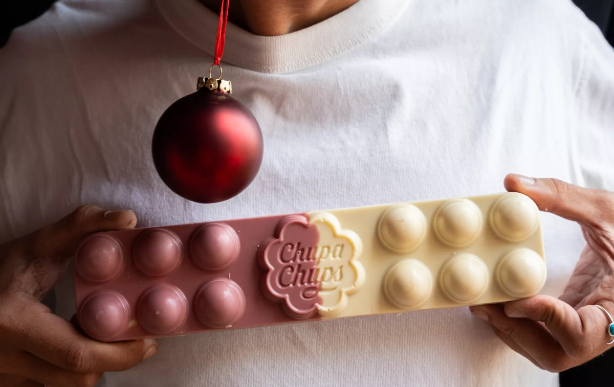 El turrón de Chupa Chups de Torrons Vicencs / LUIS MIGUEL AÑÓN (CG) El turrón de Chupa Chups de Torrons Vicencs / LUIS MIGUEL AÑÓN (CG)