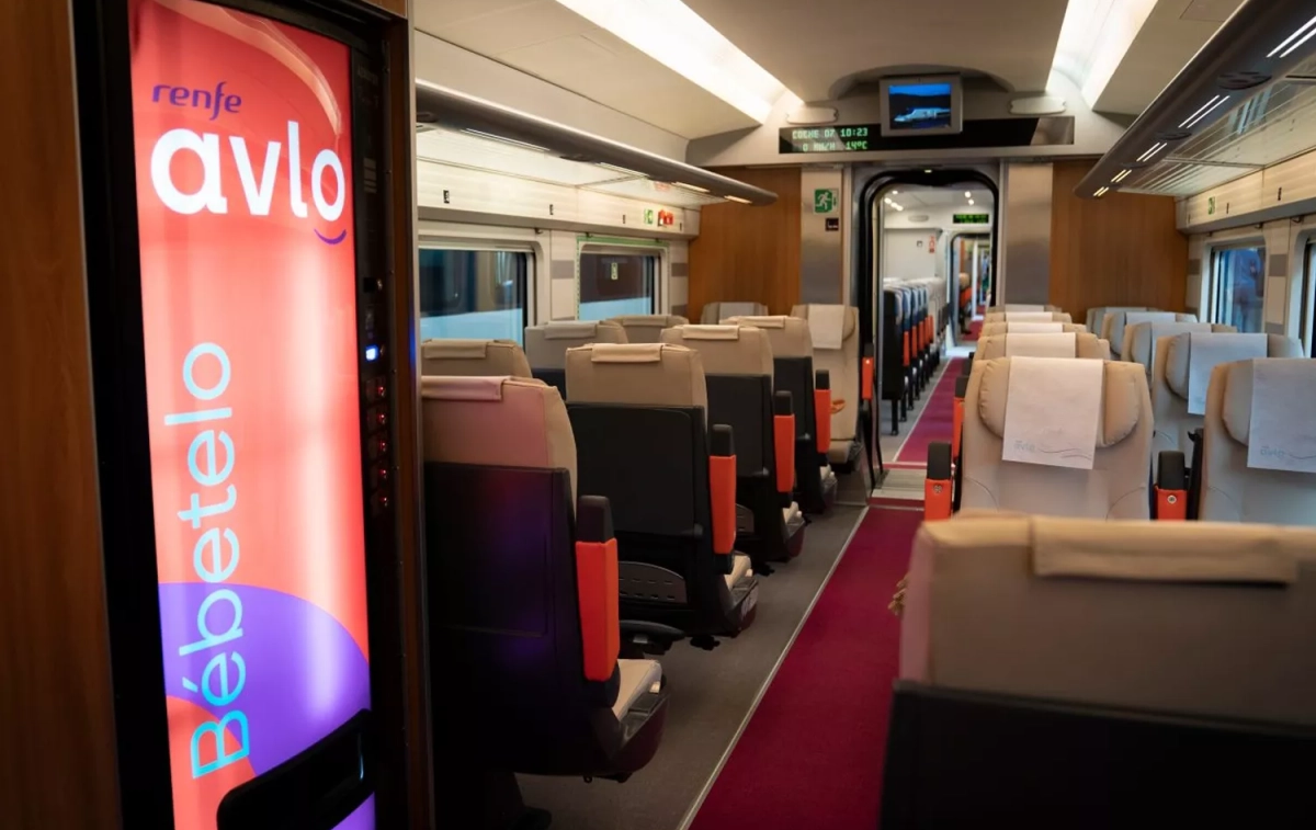 El interior de un tren Avlo / RENFE