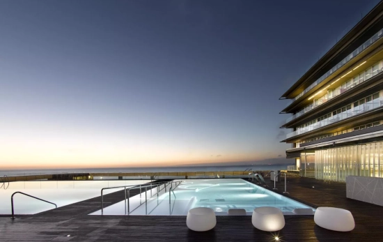 Las piscinas del Parador de Cádiz Las piscinas del Parador de Cádiz