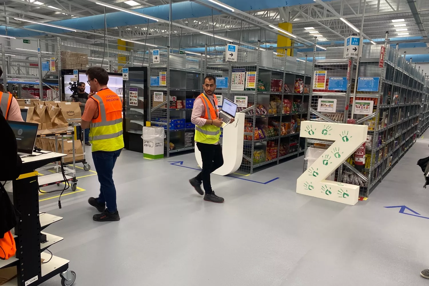 Centro operativo de Amazon Fresh en Zaragoza / EP Centro operativo de Amazon Fresh en Zaragoza / EP