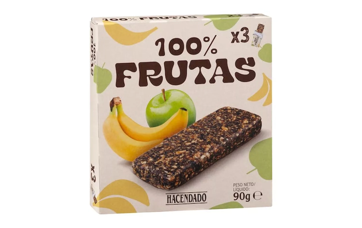 Las nuevas barritas 100% frutas de Hacendado / MERCADONA