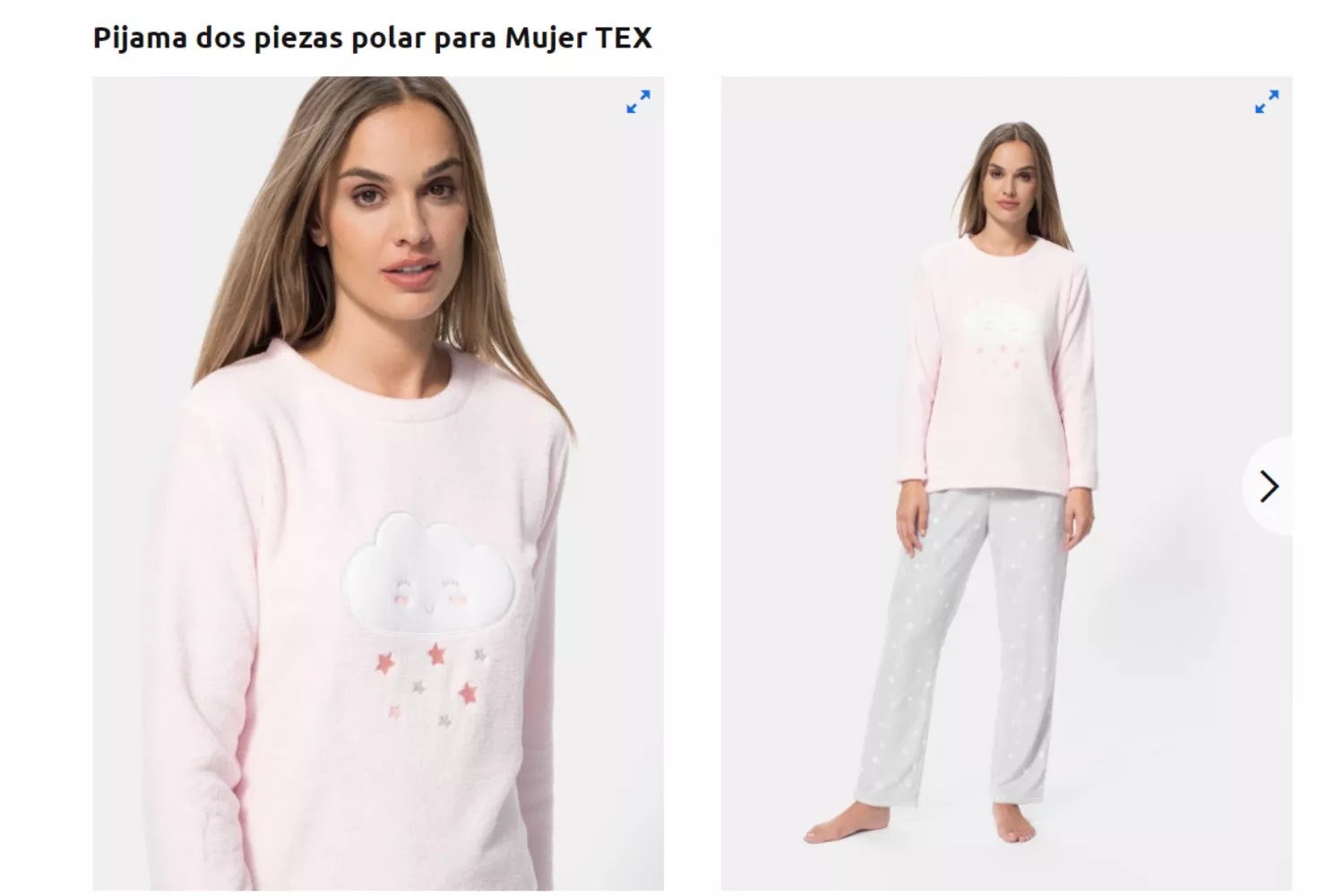 Pijama dos piezas polar de Carrefour / CARREFOUR 