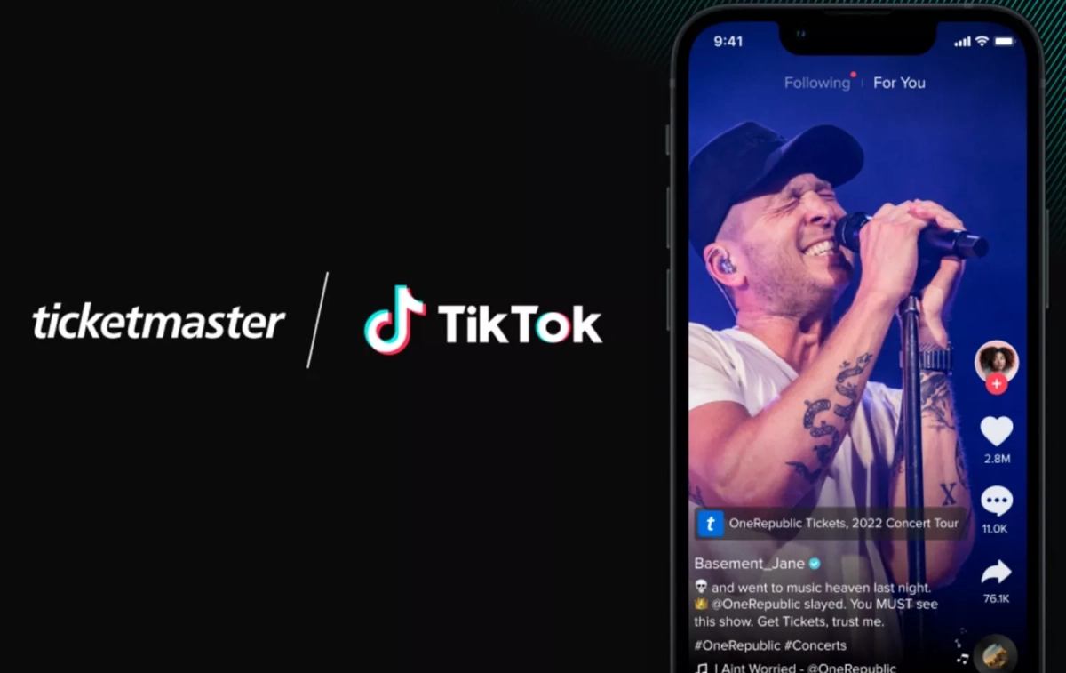 TikTok y Ticketmaster se unen para vender entradas desde los perfiles de los artistas / TICKETMASTER