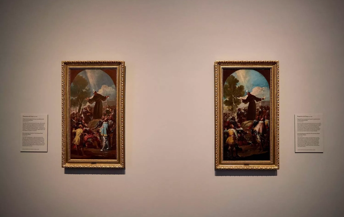 Dos obras de Francisco de Goya expuestas en el Museo del Prado / MIGUEL OSES - EFE